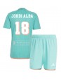 Inter Miami Jordi Alba #18 Ausweichtrikot für Kinder 2024-25 Kurzarm (+ Kurze Hosen)